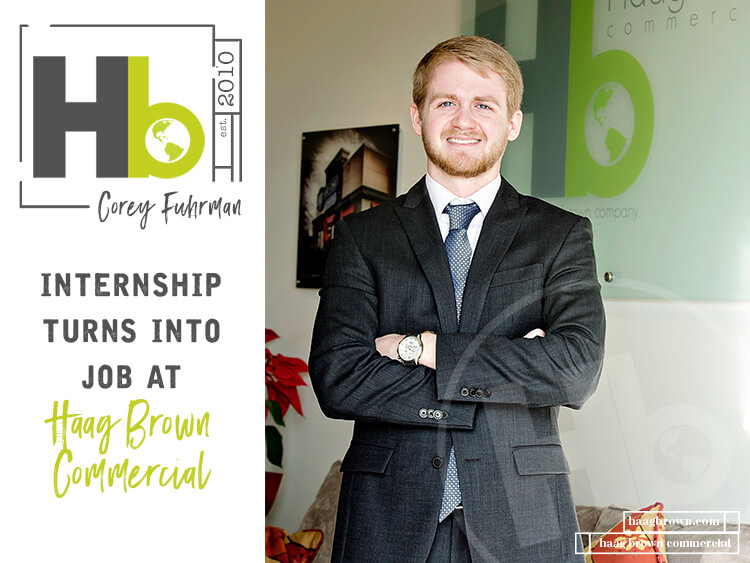 Internship Turns Into Job at Haag Brown Commercial