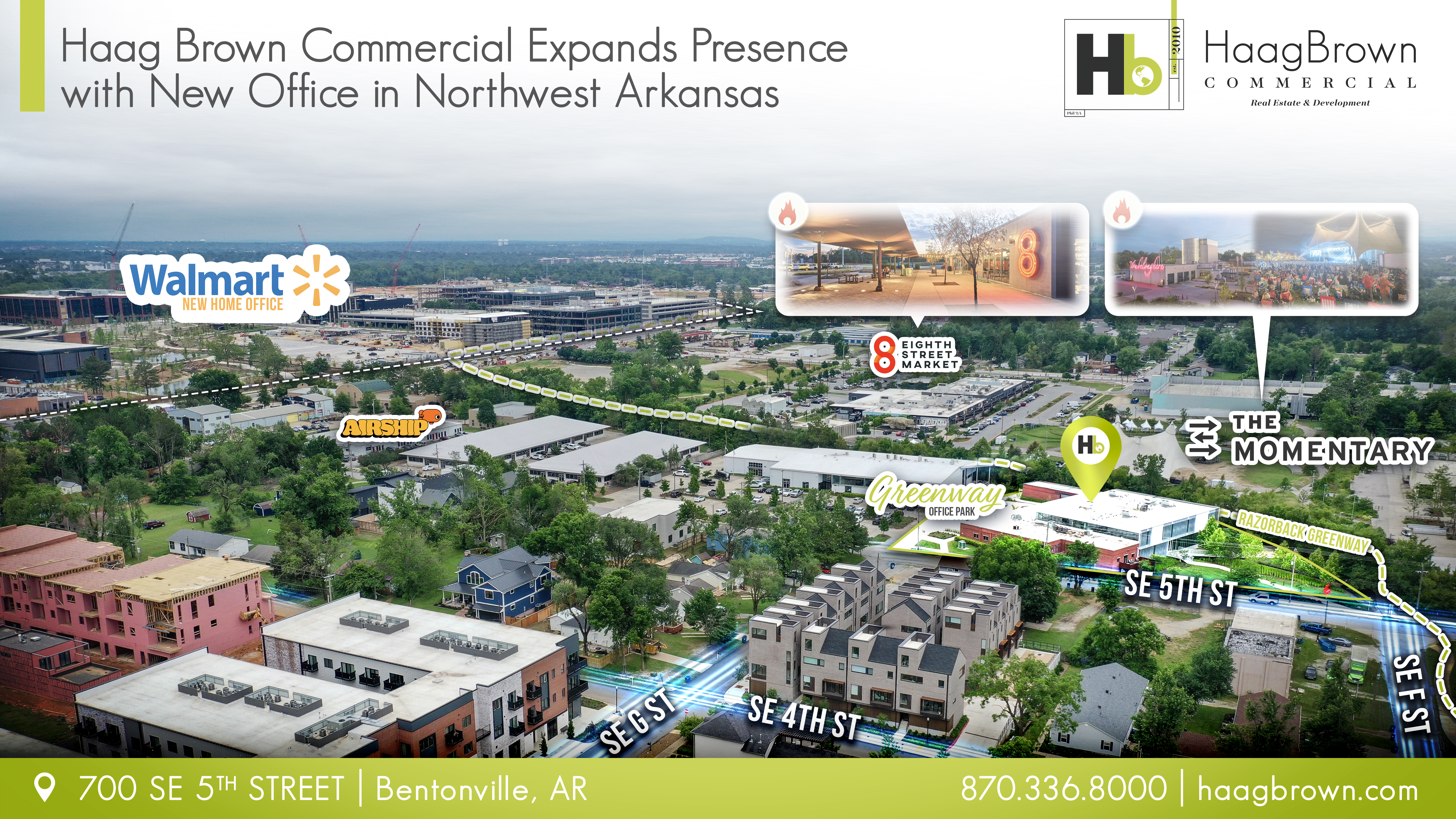 Haag Brown Commercial Expands Presence with New Office in Northwest Arkansas