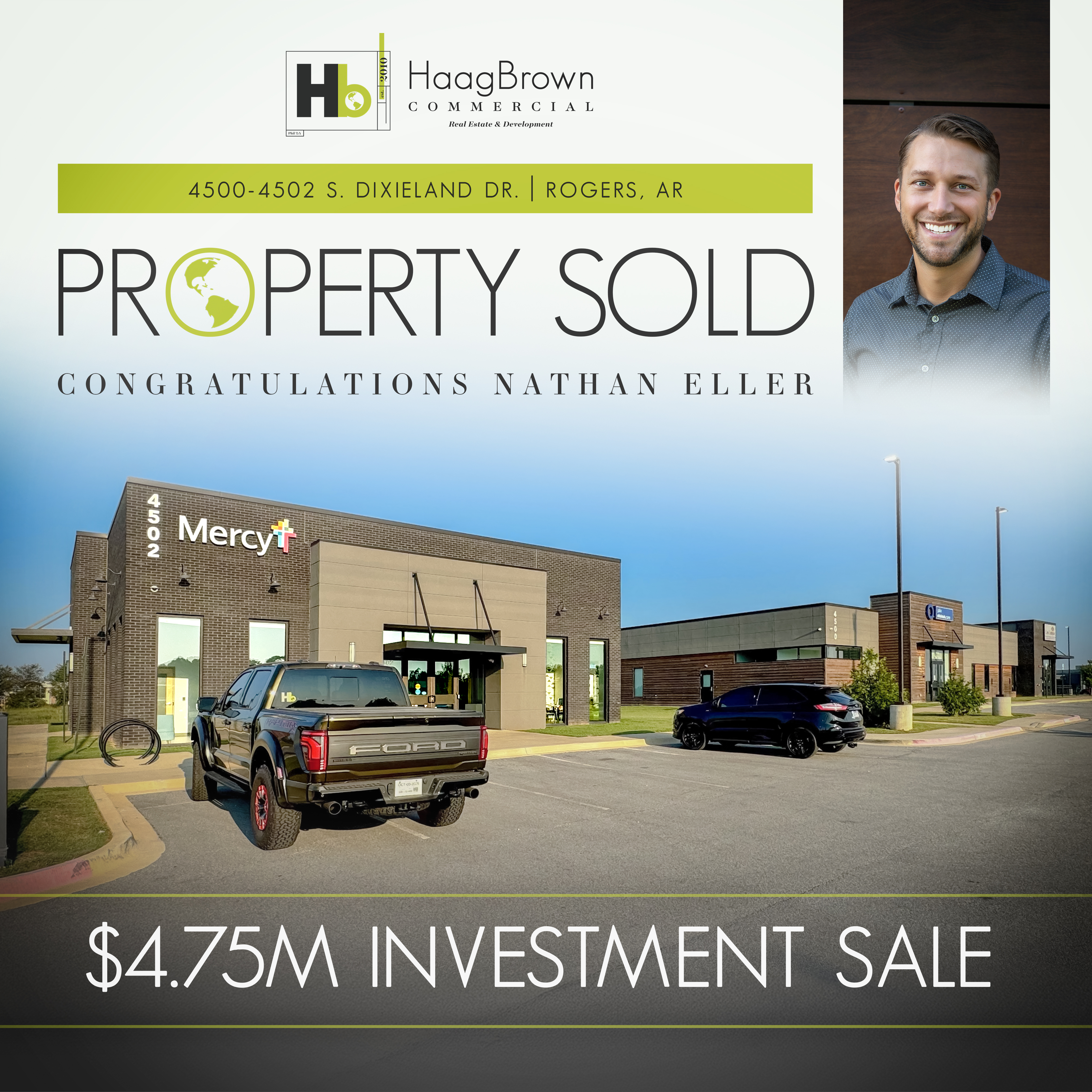 Haag Brown Commercial Closes $4.75MM Investment Sale in Rogers!