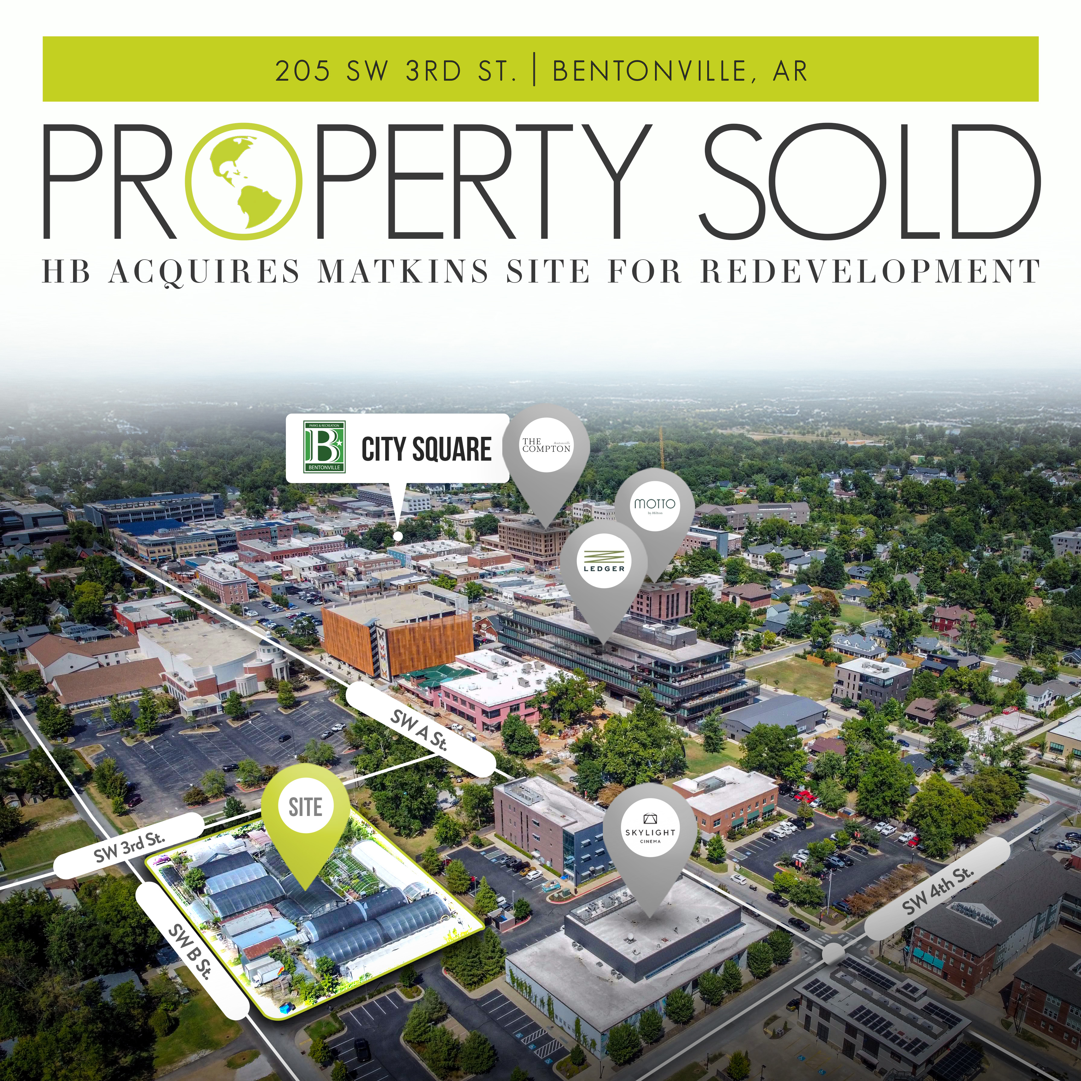 Haag Brown Acquires Matkins Flowers & Greenhouse for Redevelopment